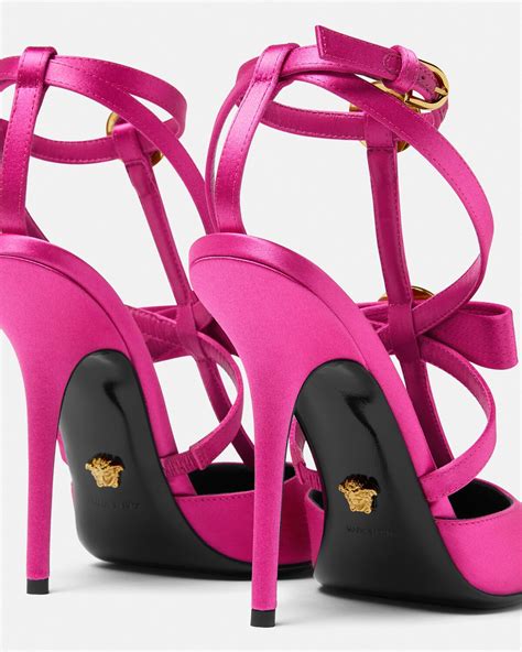 scarpe sposa versace|versace pink shoes.